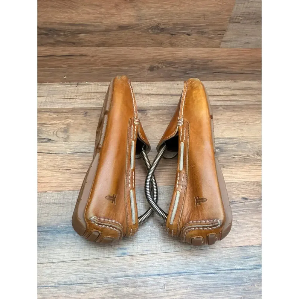 Frye Men’s Size 10 Lewis Venetian Loafer Tan Leather Shoes